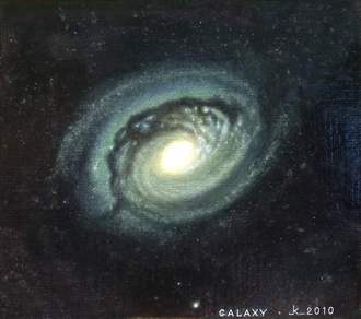 Картина:  Галактика в созвездии      Волосы Вероники